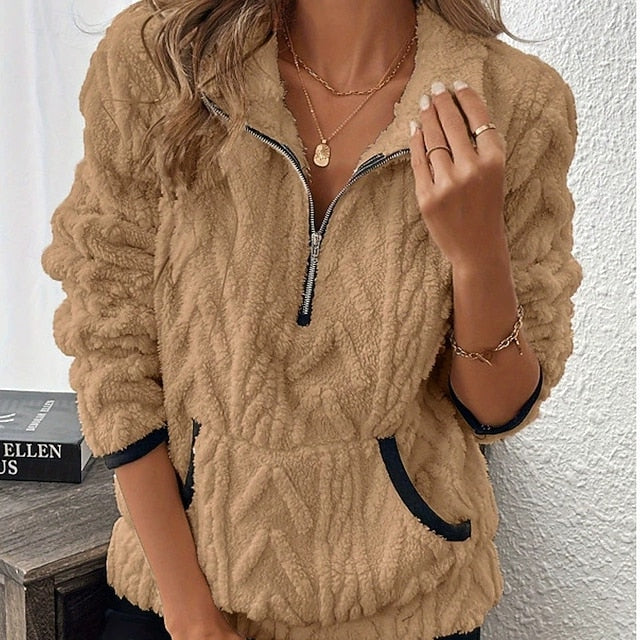 Iris™ - Maglione invernale con zip