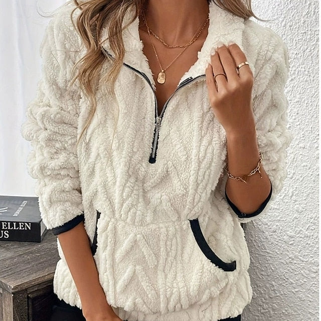 Iris™ - Maglione invernale con zip